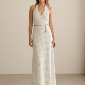 Sukienka maxi w groszki — Riviera